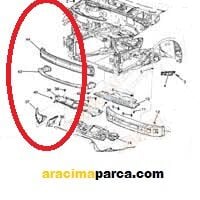 CK ECHO ÖN TAMPON BRAKETİ SAC SAĞ